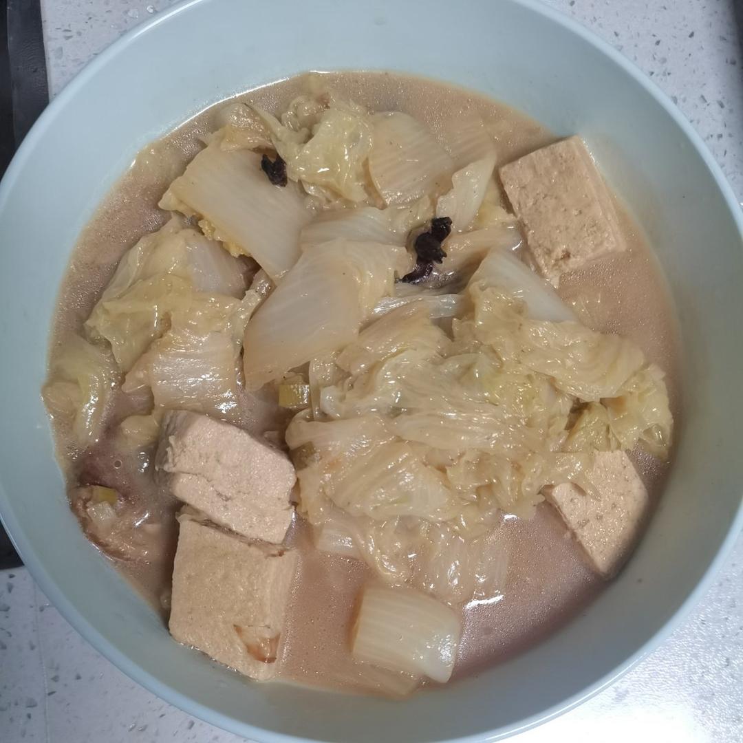 冬季最爱的家常菜！大白菜炖大豆腐或干豆腐
