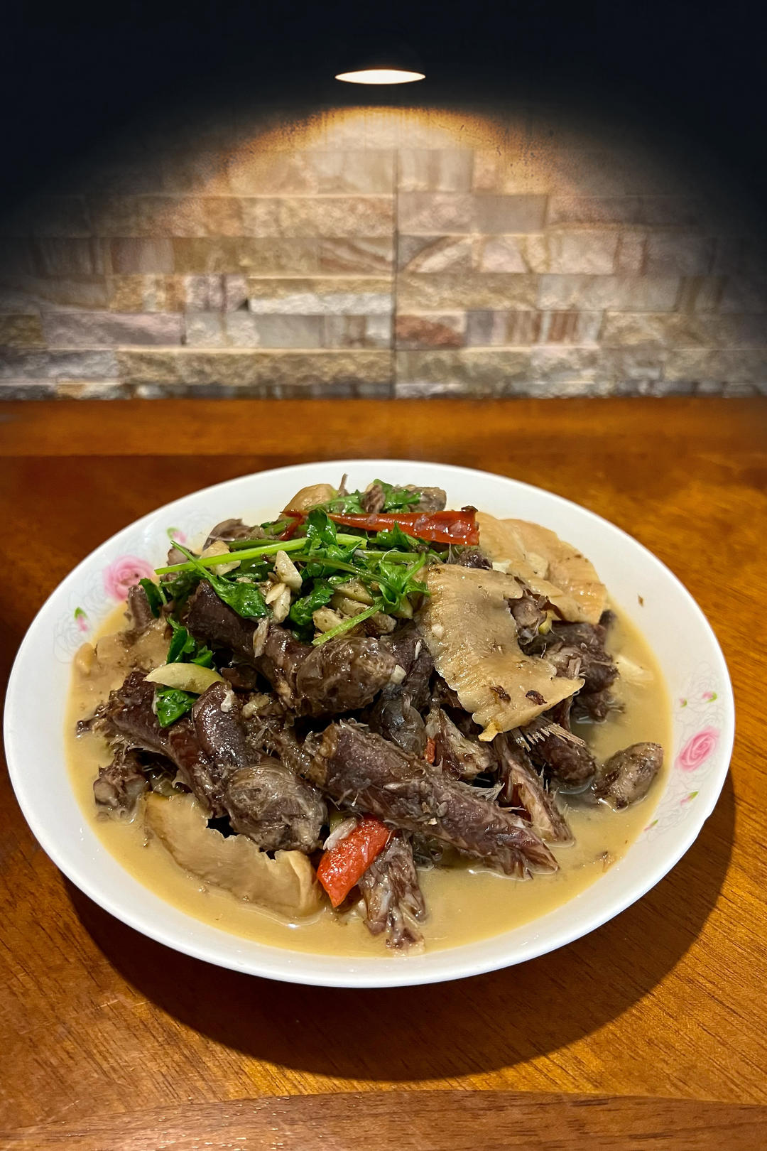 潮汕菜脯焖赤岭鱼