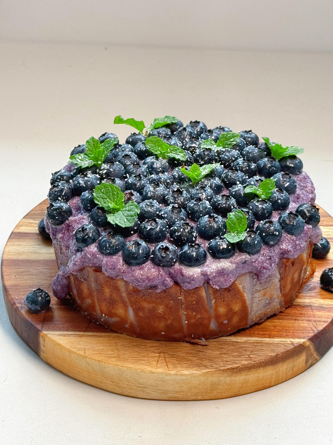 🫐| 爆浆蓝莓巴斯克芝士蛋糕