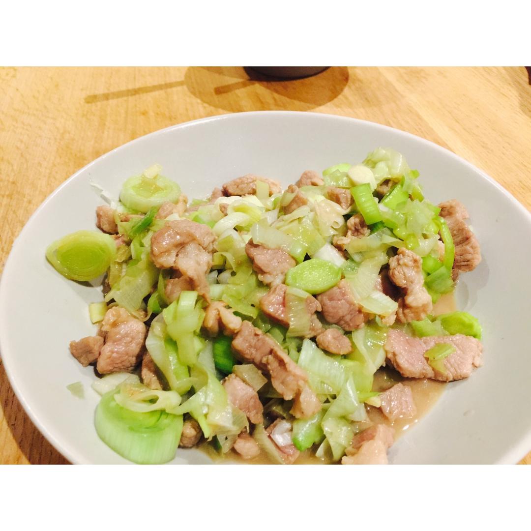 大葱炒肉