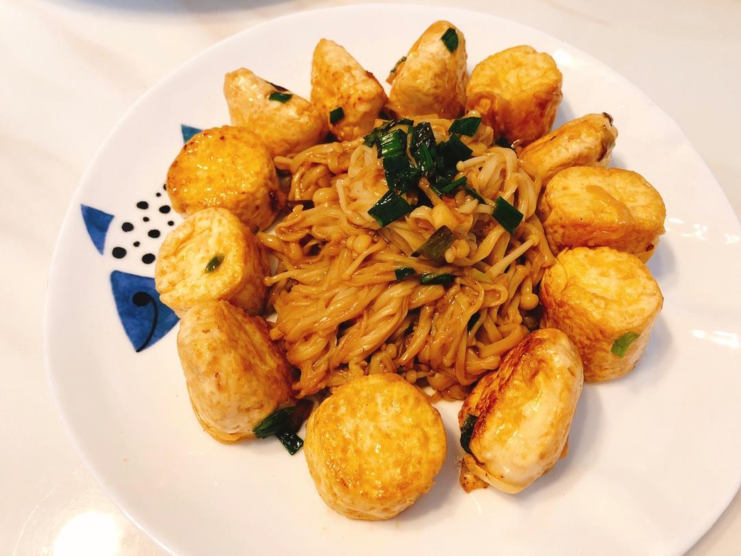 超级下饭菜--金针菇日本豆腐