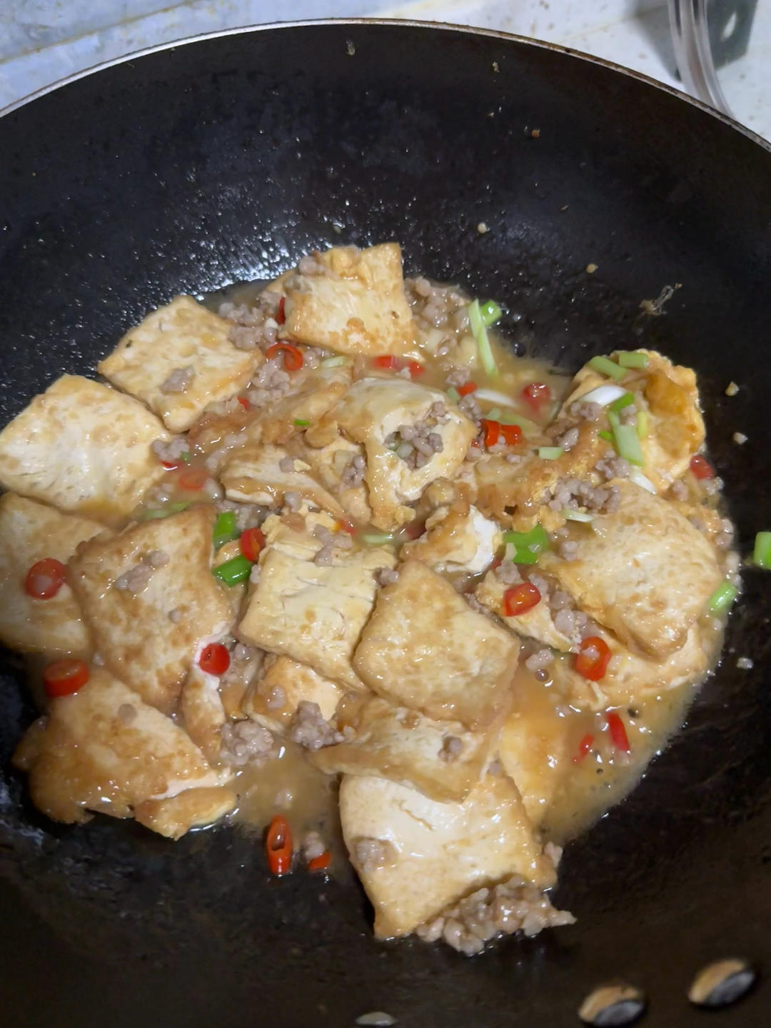 外焦里嫩的香煎豆腐