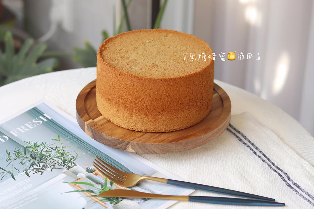 6寸加高~黑糖蜂蜜🍯戚风