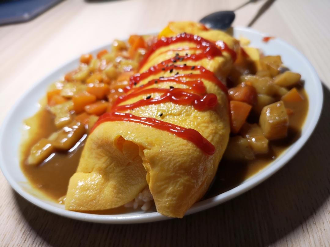 这是头牌了丨好吃的飞起来～🍛咖喱蛋包饭