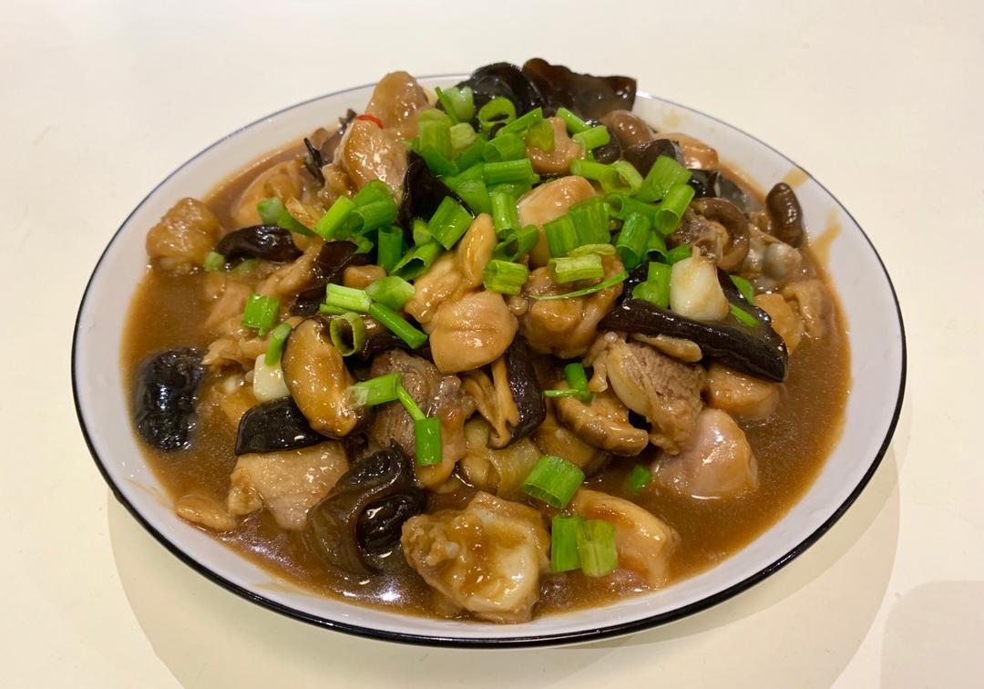 蘑菇滑鸡（香菇滑鸡）