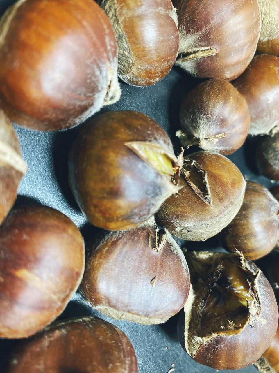 北京秋天的味道 烤怀柔栗子🌰