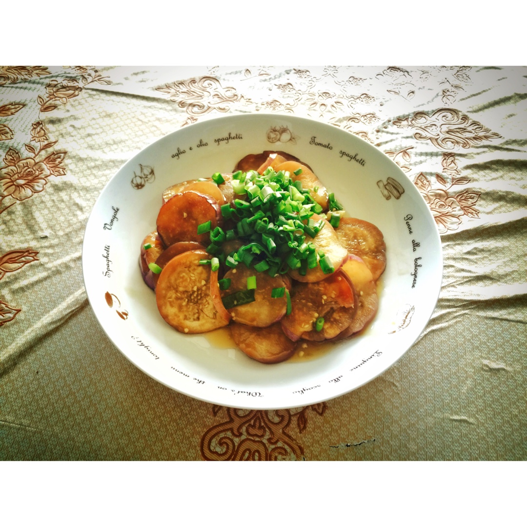 清炒茄子（少油版+视频）