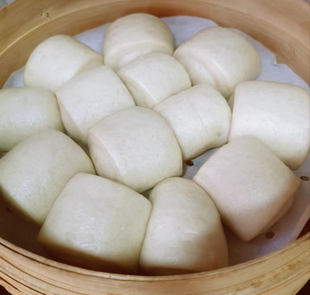 一口小馒头/奶香味/包子皮基础编（不加泡打粉、零添加）