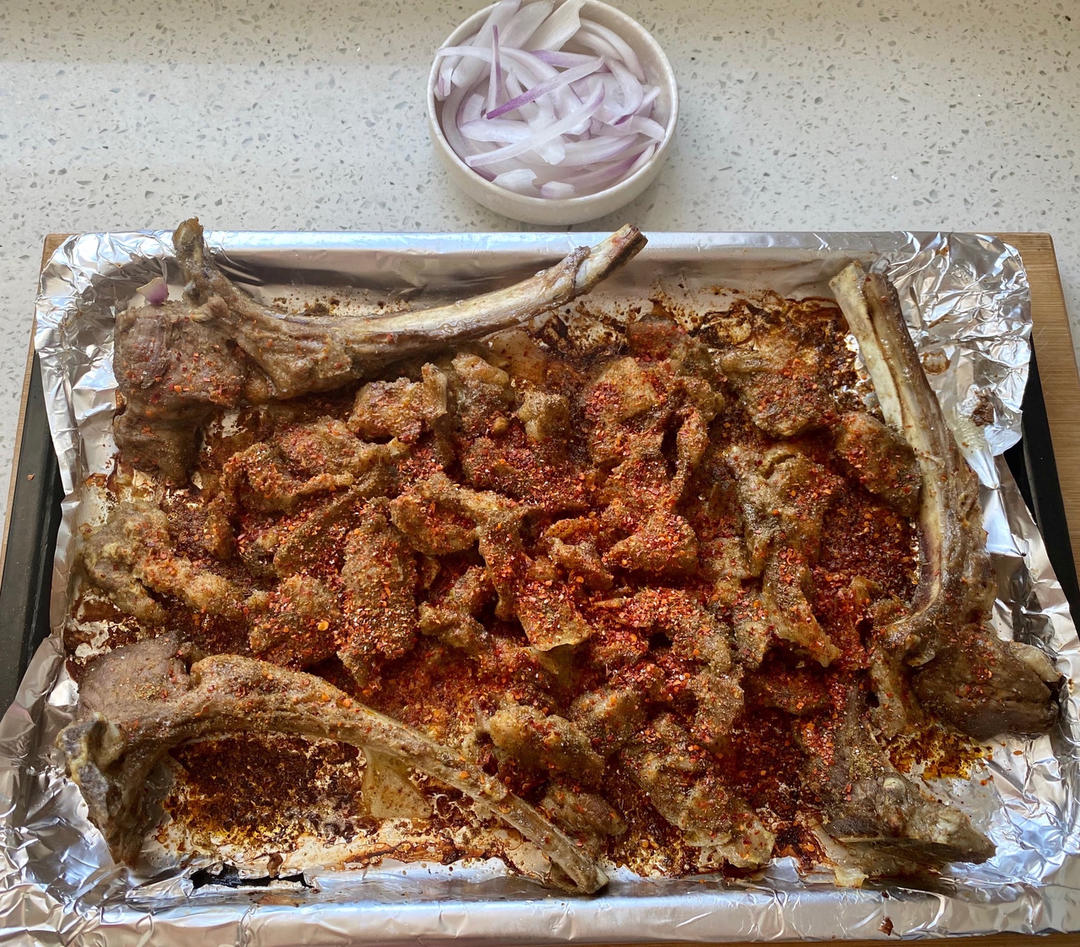 超好吃的烤羊排烤箱版