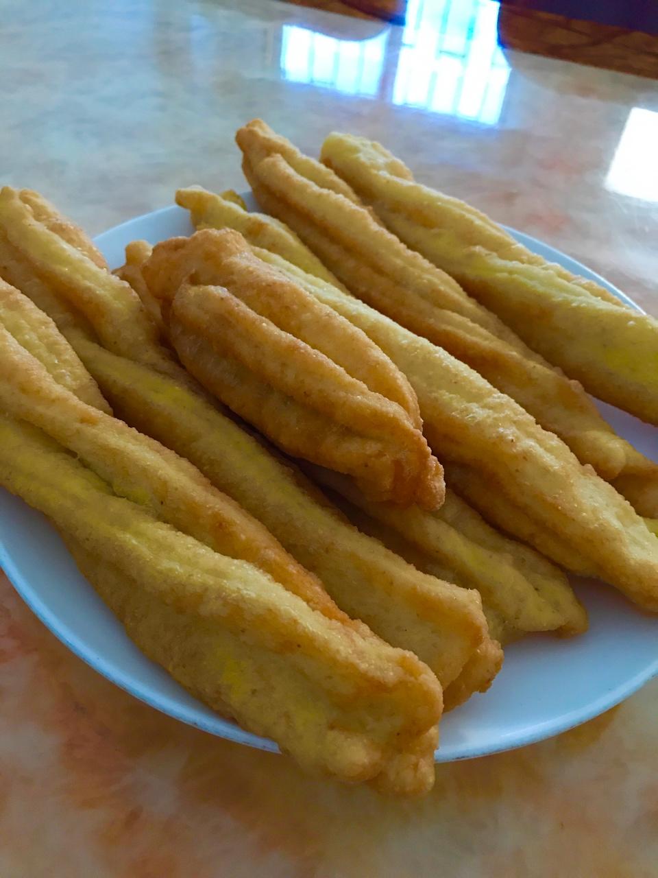 自制无泡打粉油条