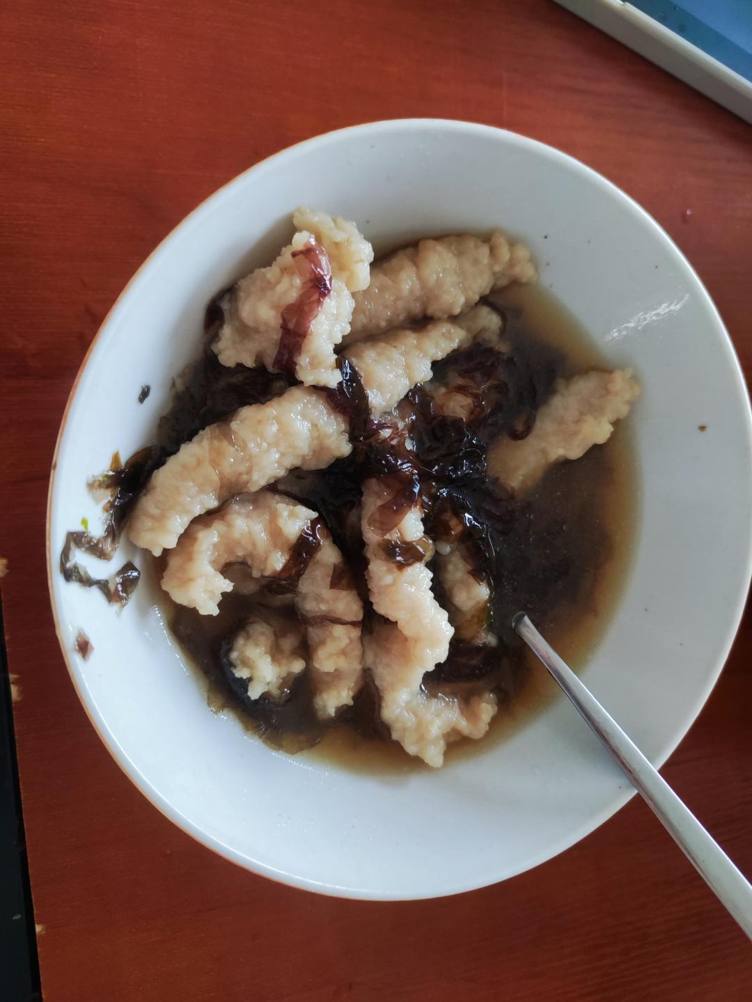 温州瘦肉丸，自制无添加剂快手做的猪肉羹