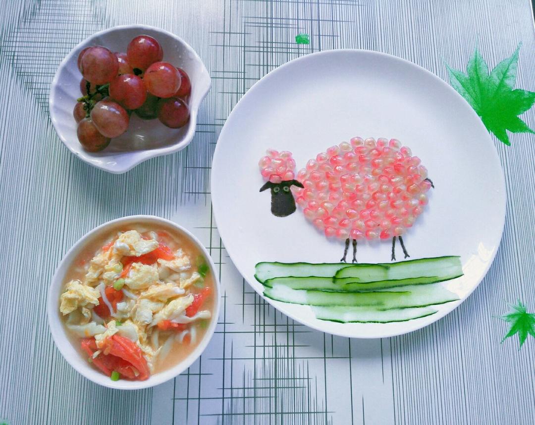 创意石榴（盘饰、摆盘、拼盘)