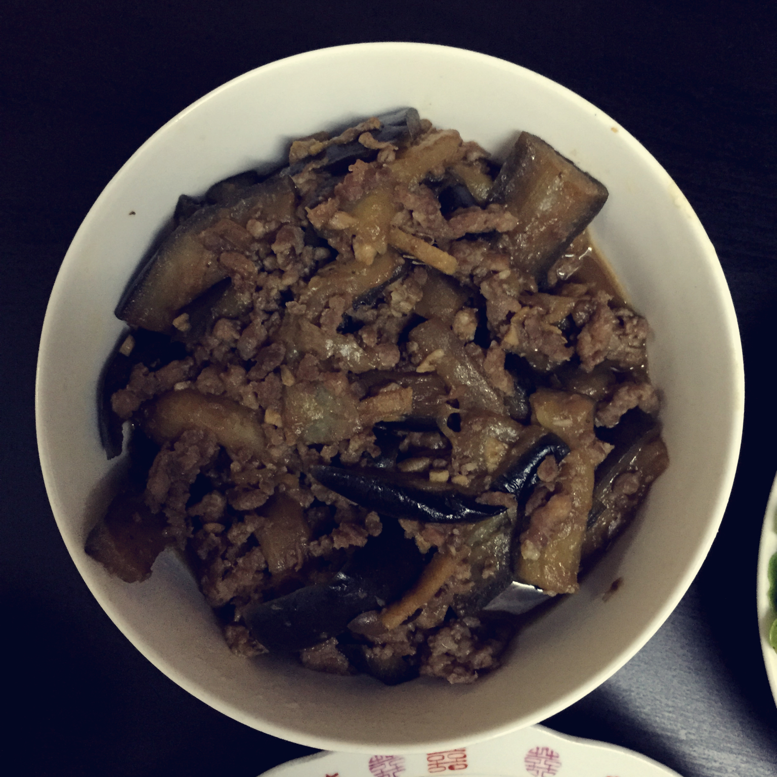 烂肉焖茄子