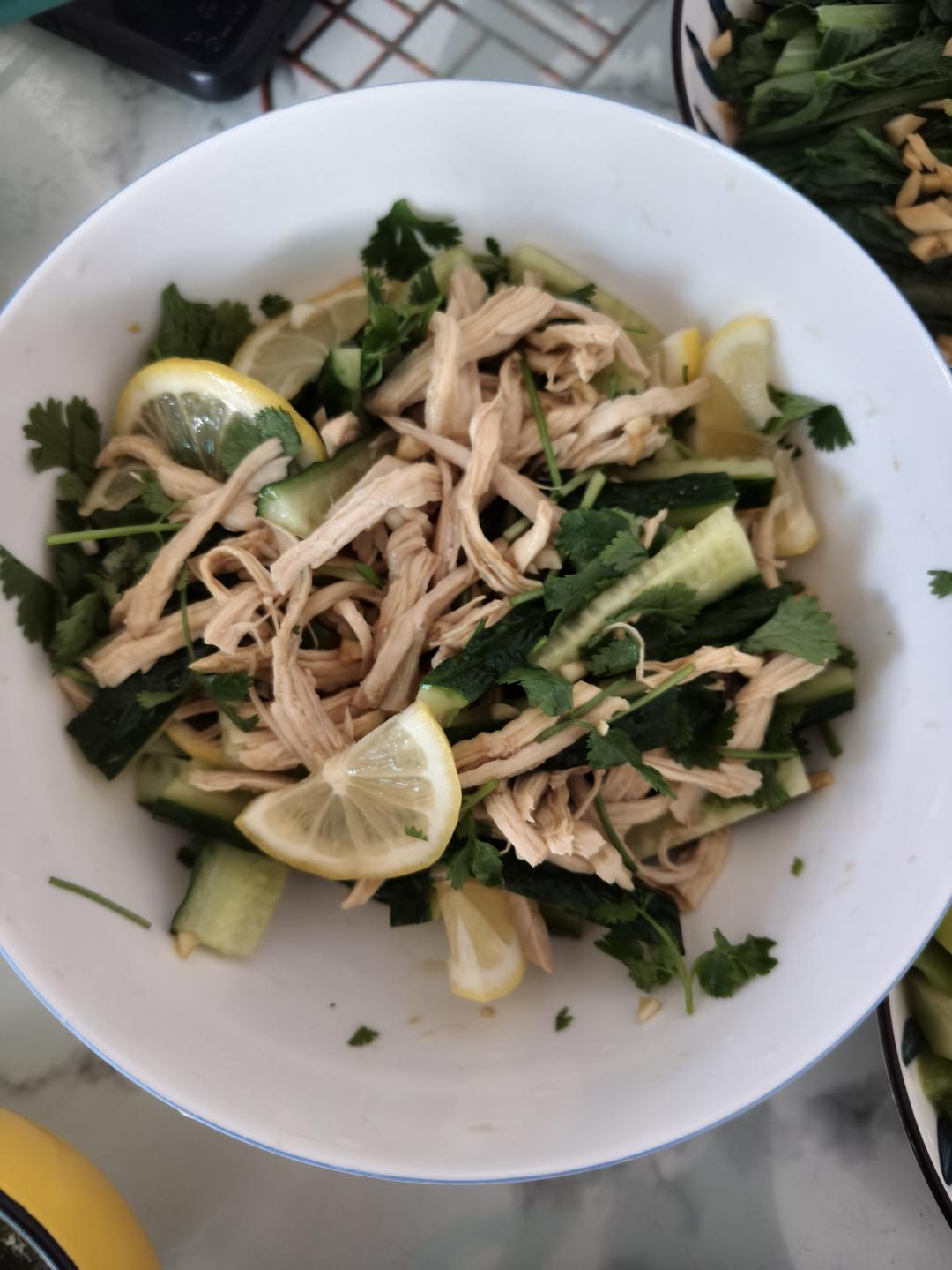 ✅ 第6道快手低脂菜✨清爽美味的柠檬鸡丝🍋鸡胸肉满分吃法💯