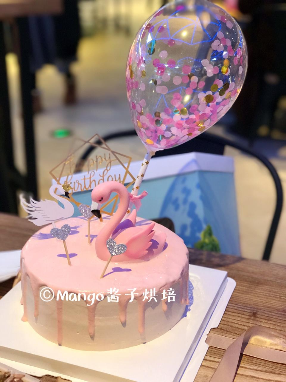八寸戚风蛋糕（生日蛋糕坯）附六寸配单