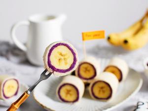香蕉紫薯土司卷的做法 步骤14