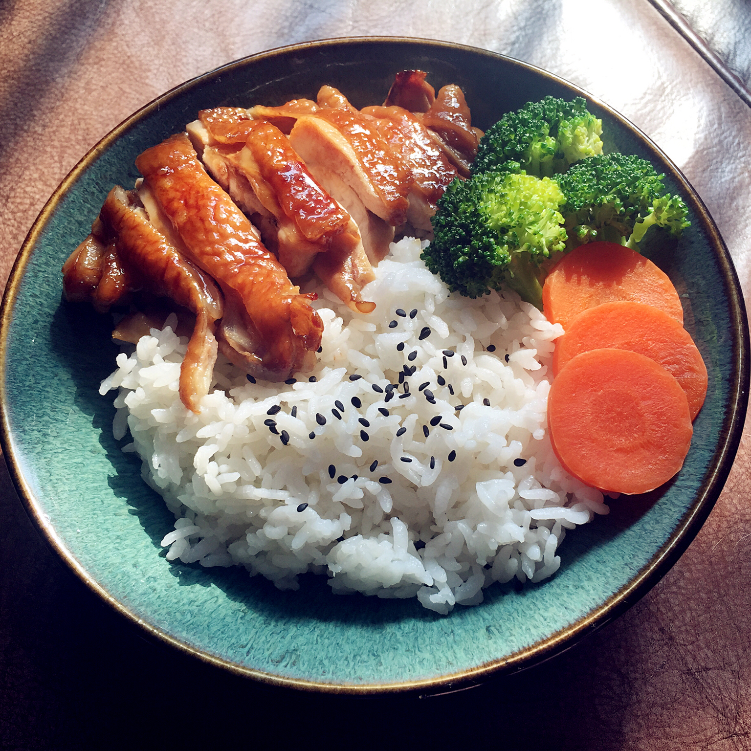 照烧鸡腿饭