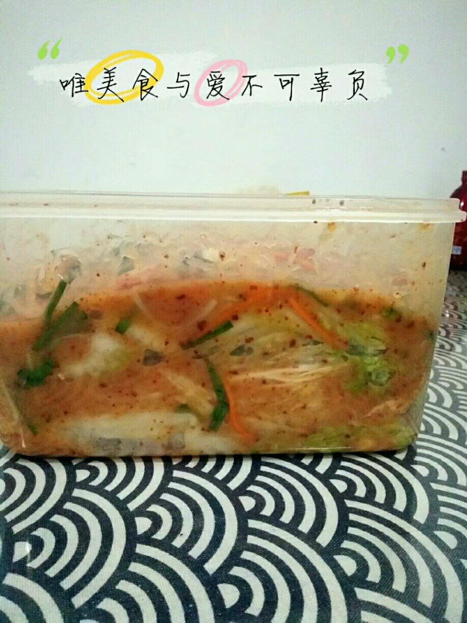 正宗朝鲜辣白菜制作
