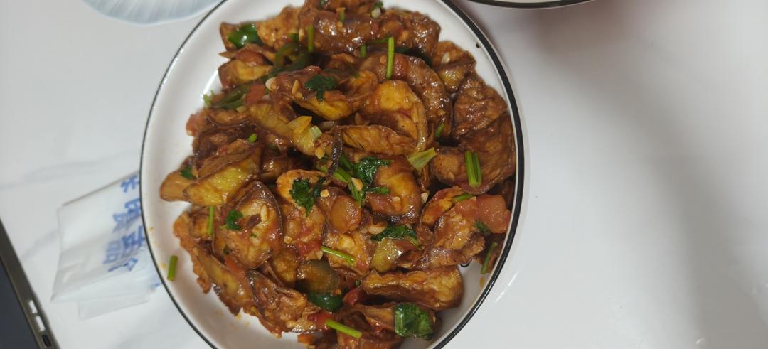 山西家常菜——油糊茄子/油浮茄子