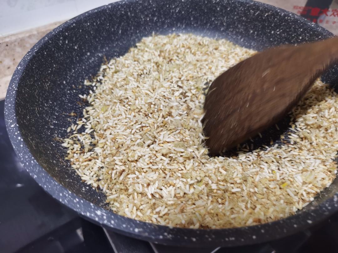 姜撞奶 炒老姜玄米茶的做法步骤图 几紙 下厨房