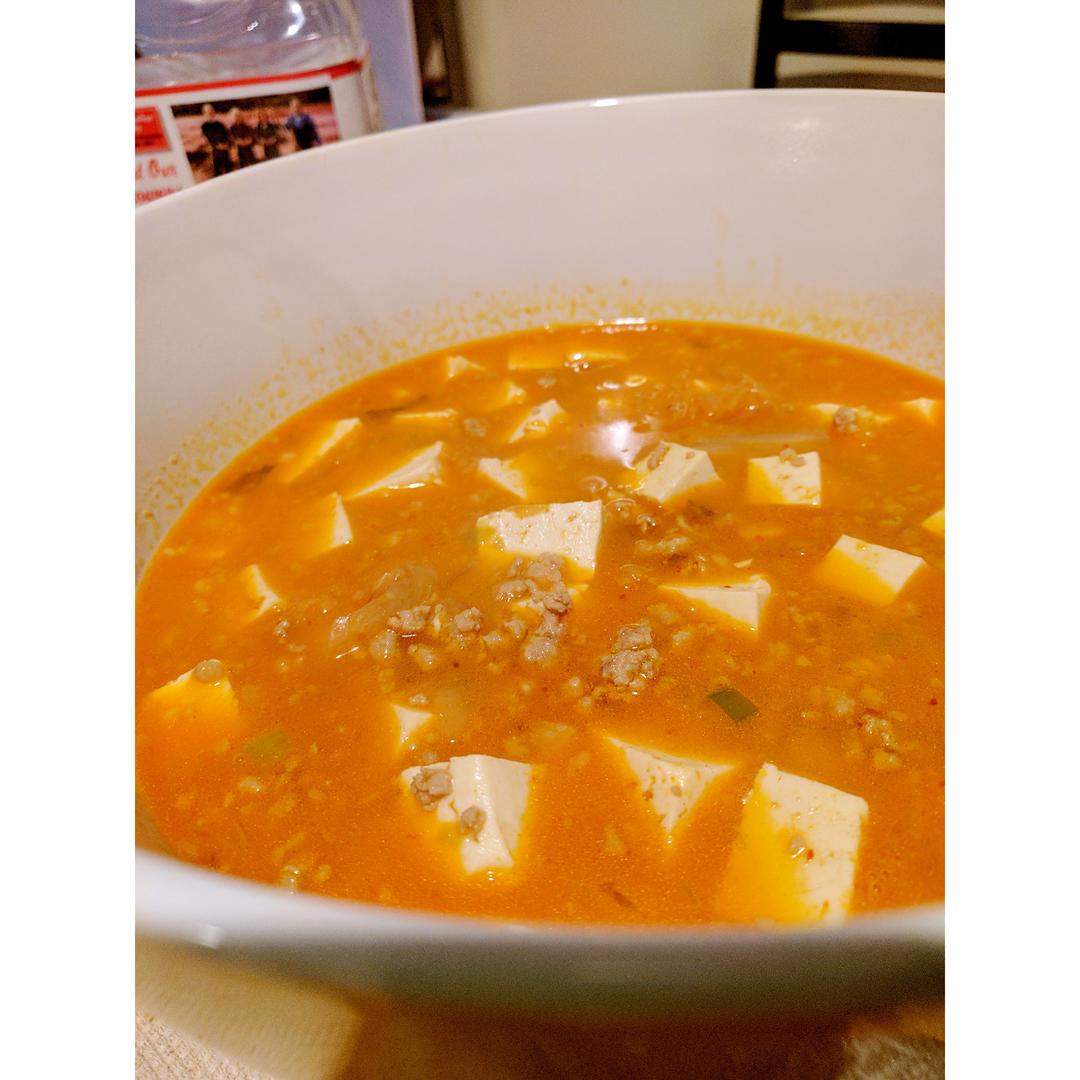泡菜肉末豆腐