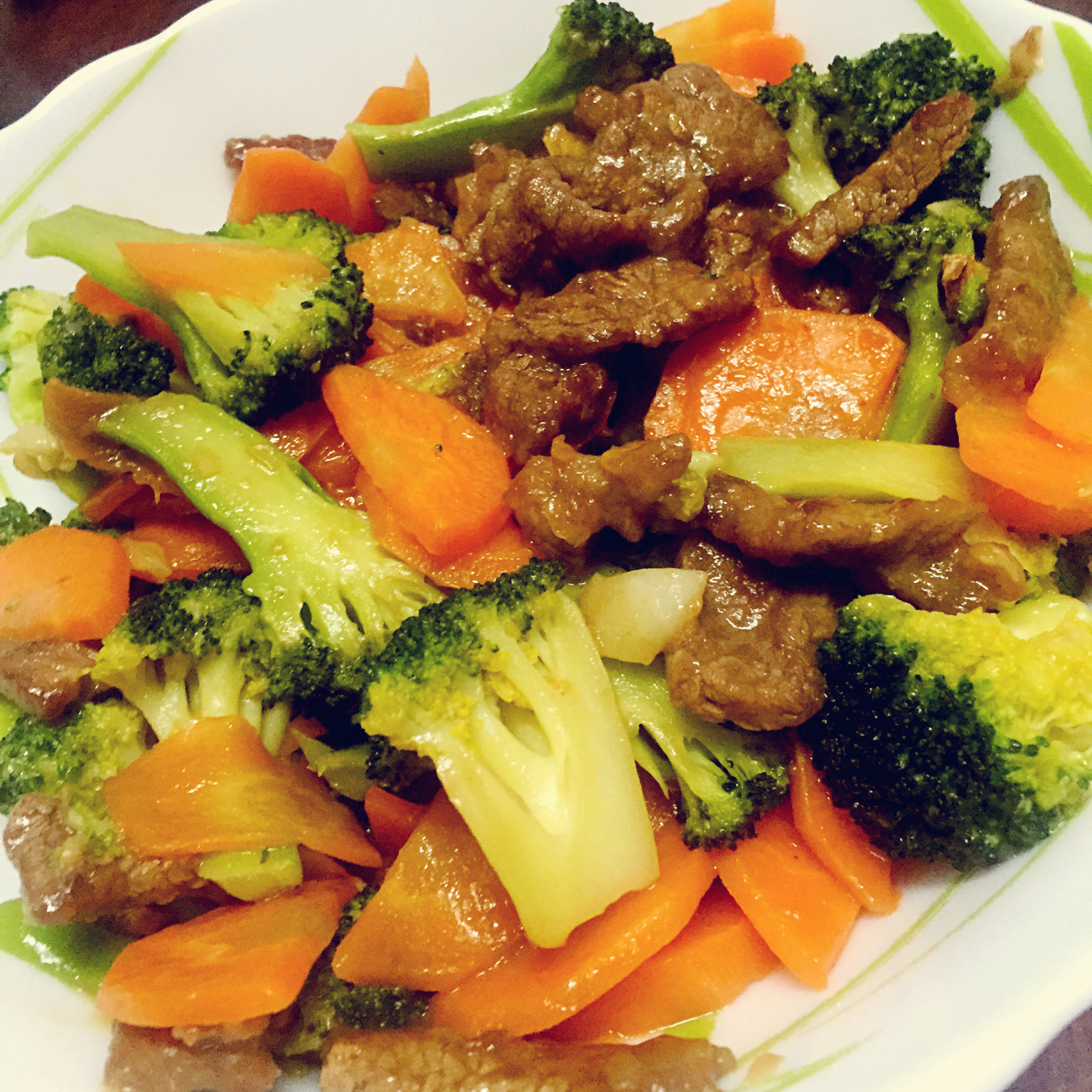 小厨娘1213做的西兰花炒牛肉