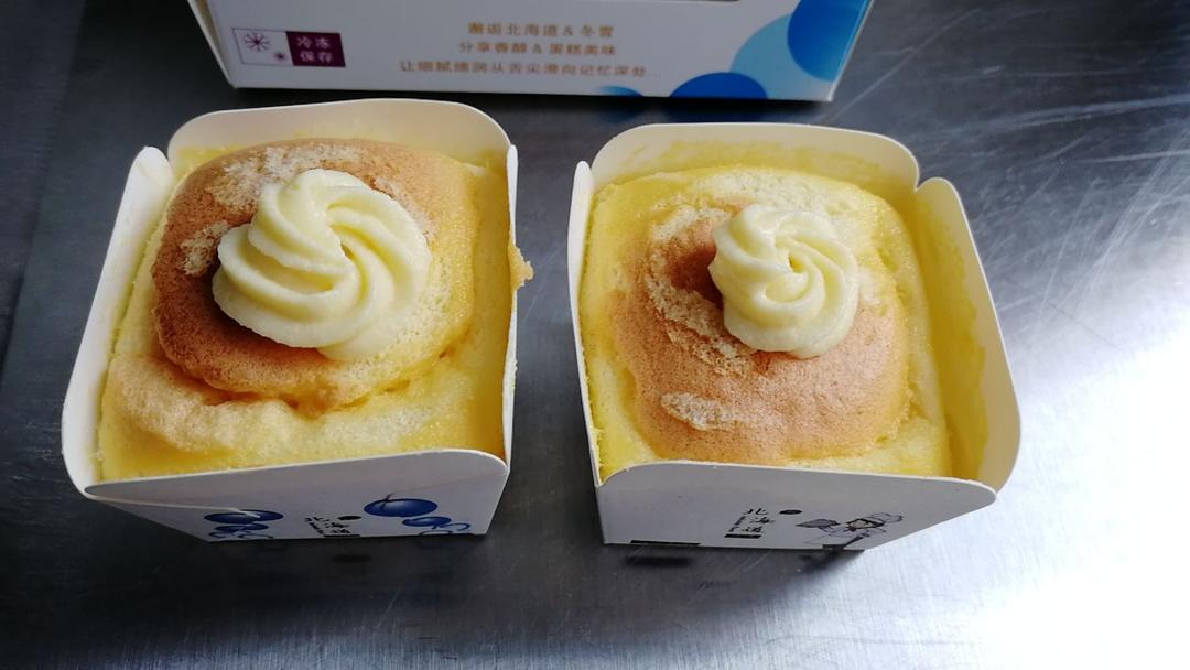 北海道戚风杯子蛋糕