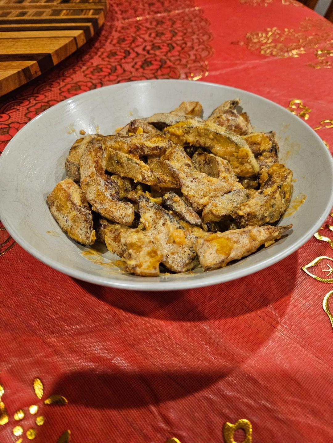 不用炸的蛋黄焗南瓜