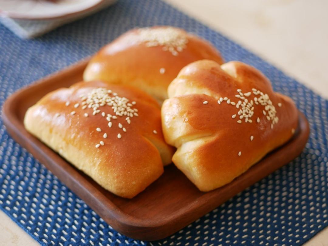 黄米蜜豆小餐包