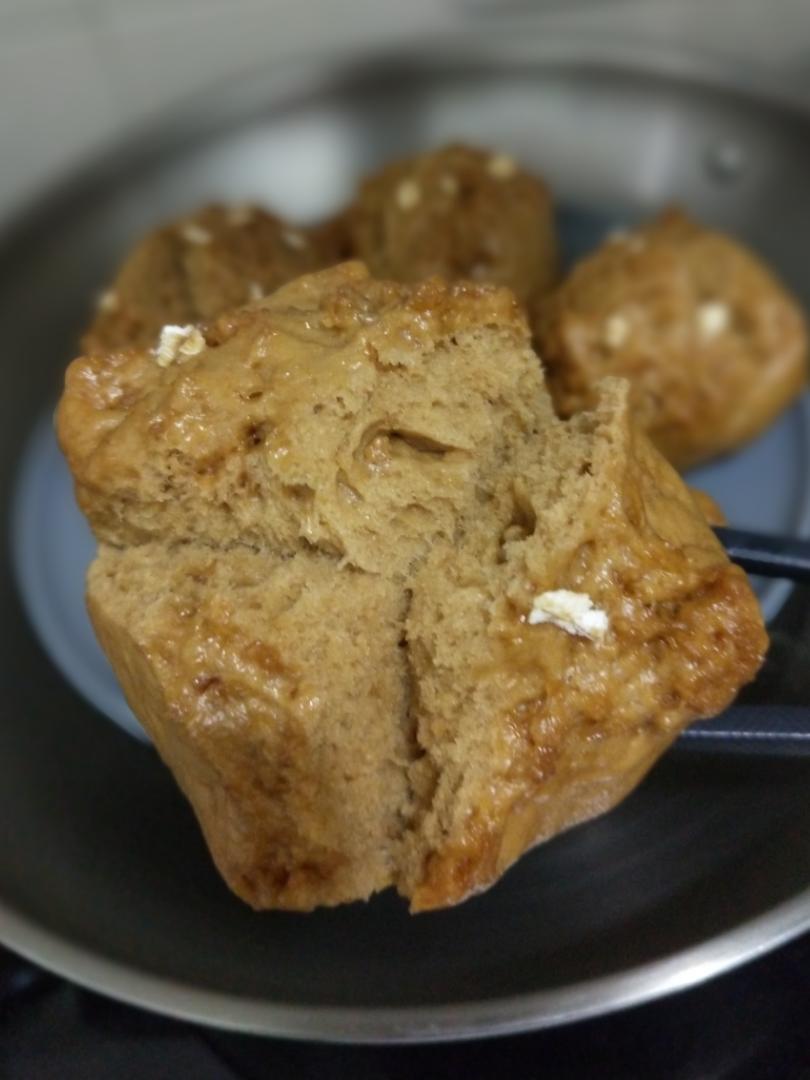 红糖燕麦开花馒头