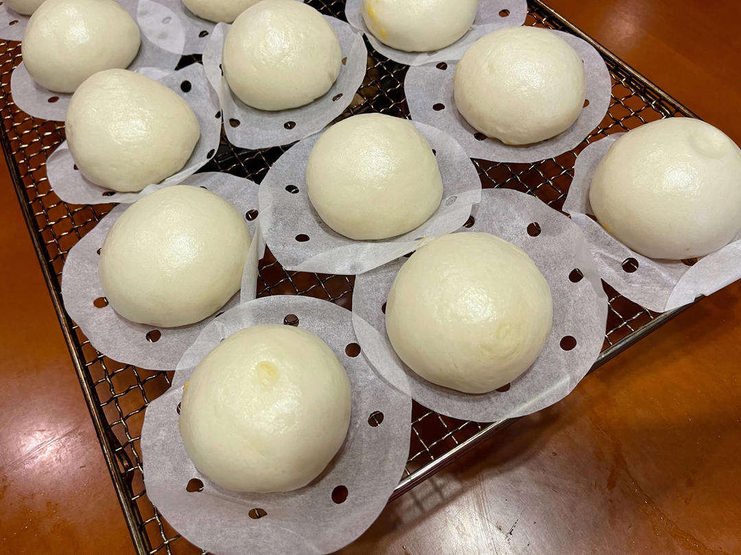 【流沙包】流心的包子，这样填馅一步到位！