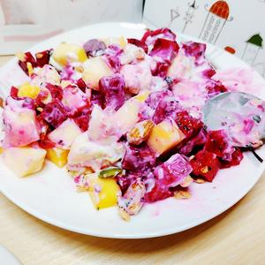 情人节奉上:彩虹水果🍎酸奶燕麦片🌸的做法 步骤8