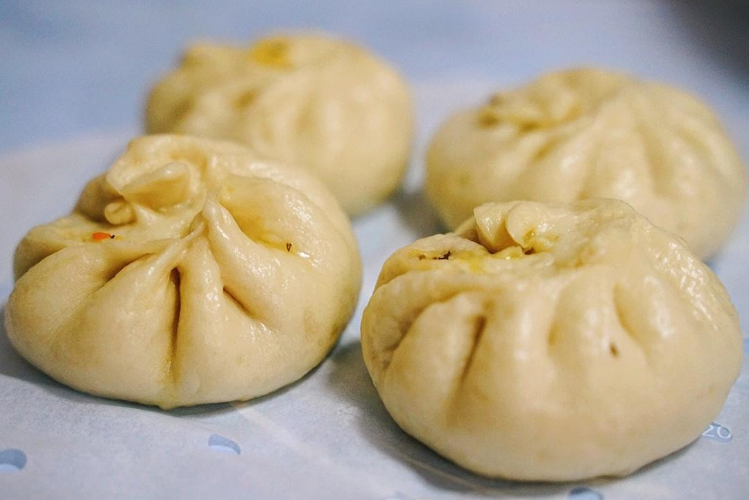 胡萝卜木耳鸡蛋包子——素包子也可以很好吃~