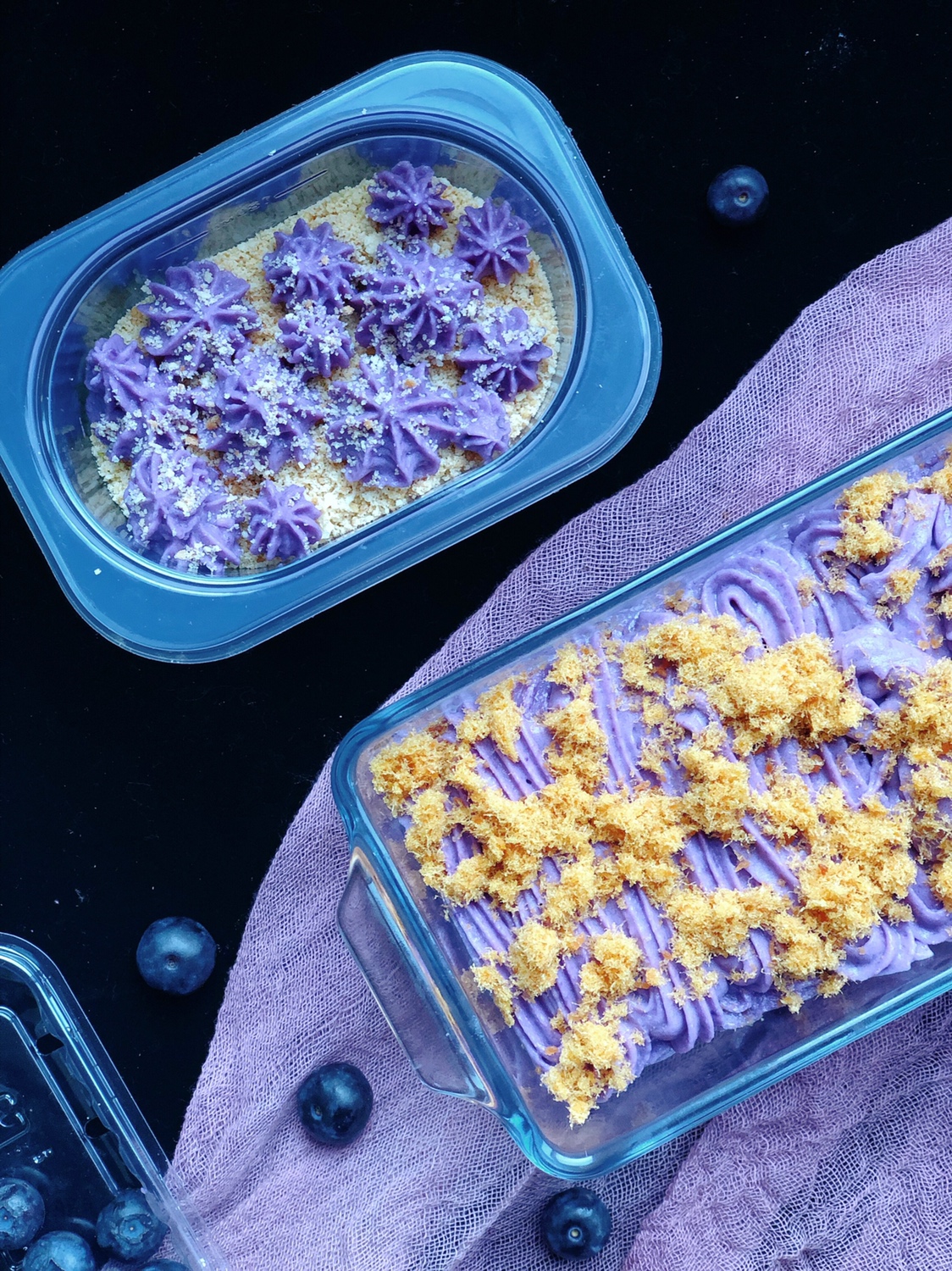 紫薯🍠芋泥麻薯盒子蛋糕的做法 步骤23