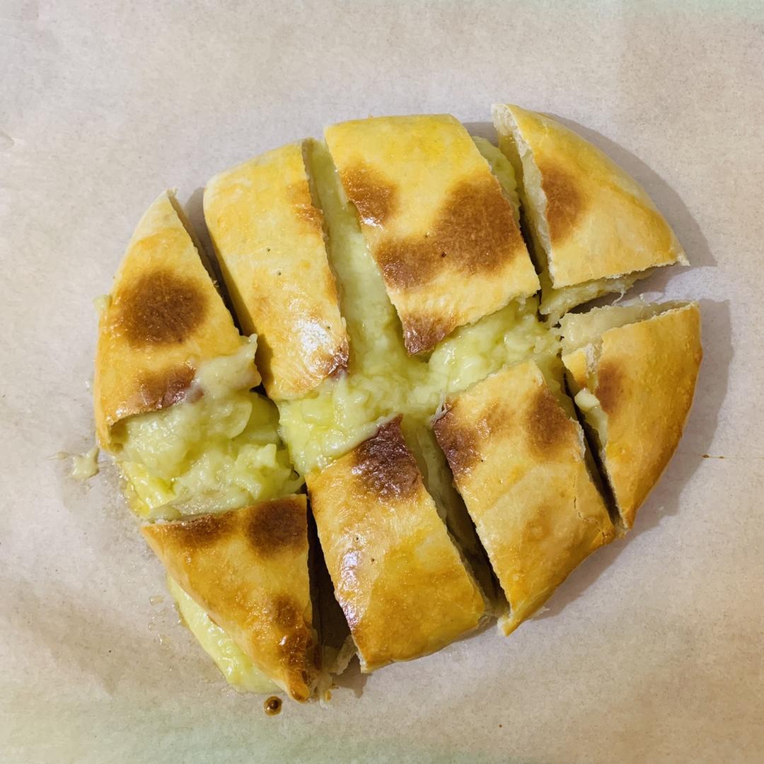 爆浆芝士榴莲饼