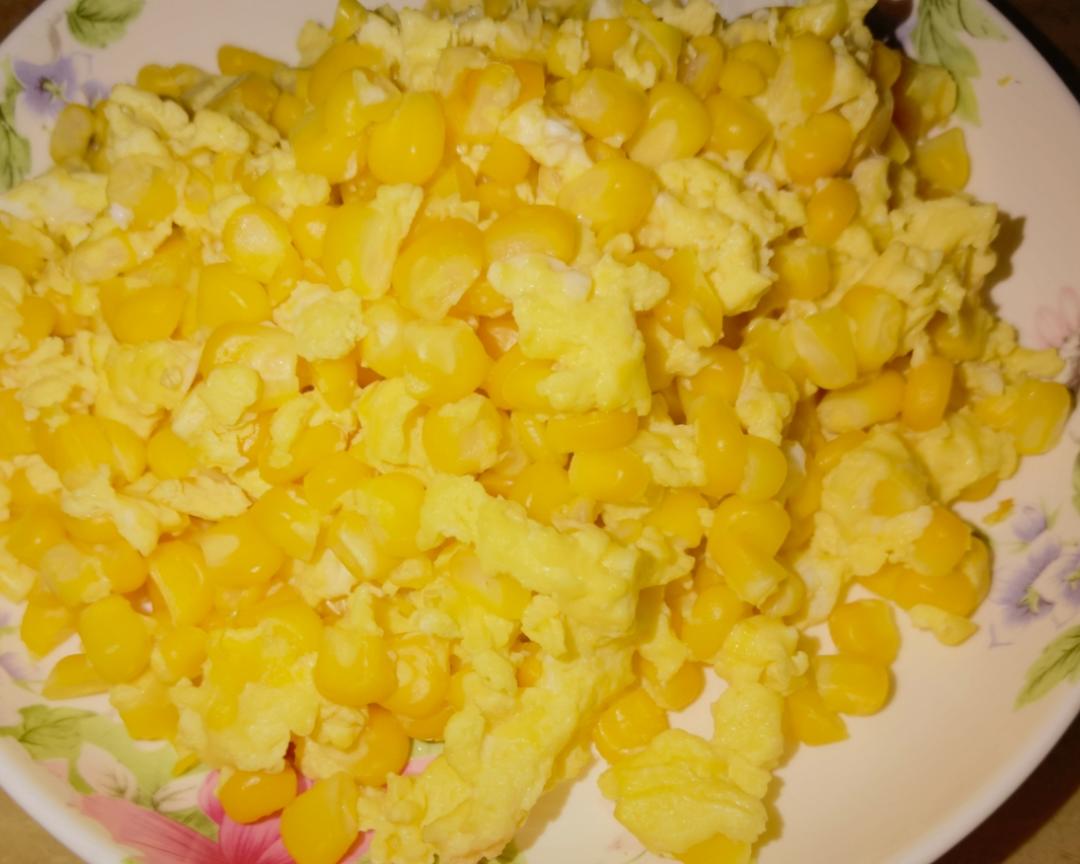 玉米粒炒鸡蛋