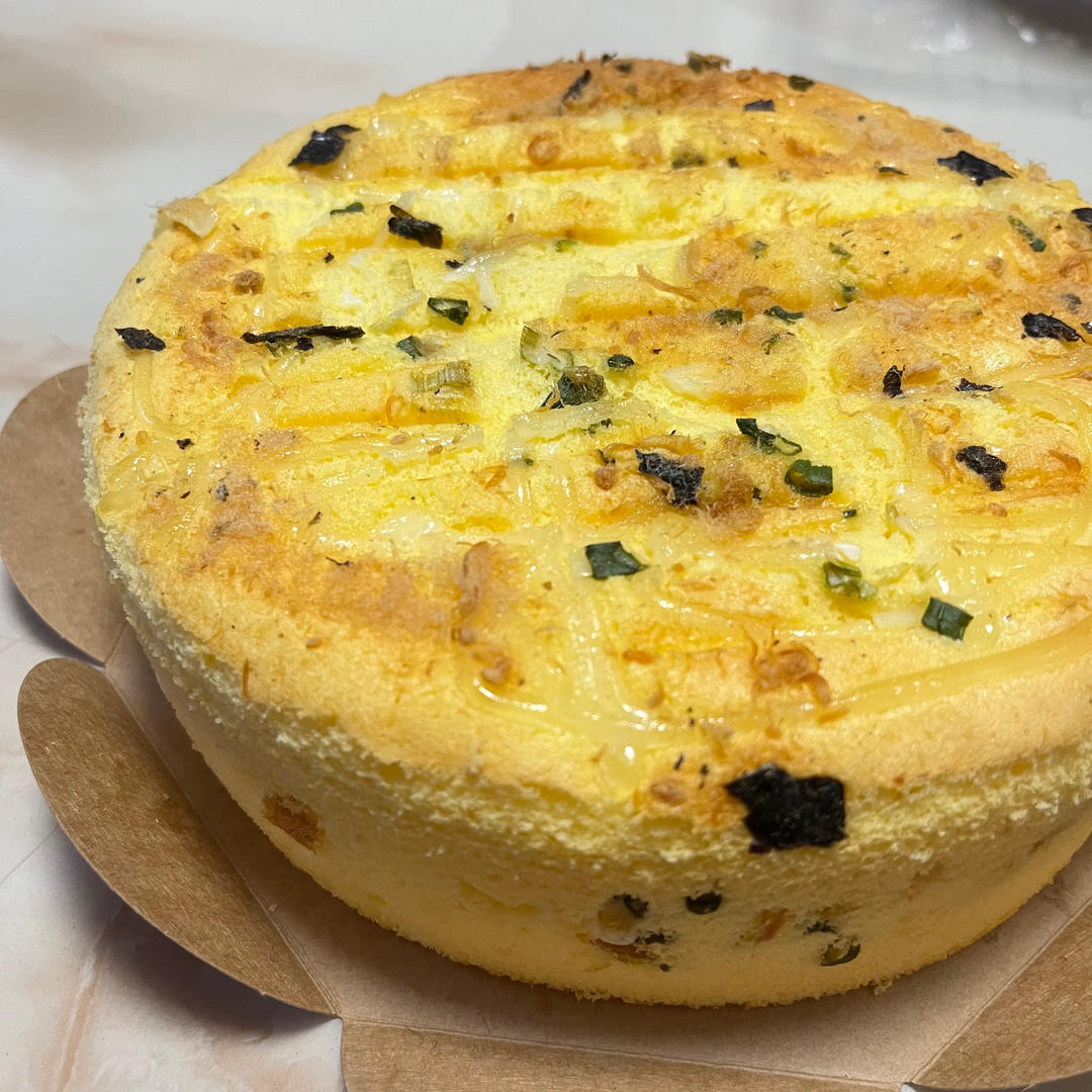 万用方子‼️口感滋润的酸奶&肉松沙拉夹心小蛋糕🍰