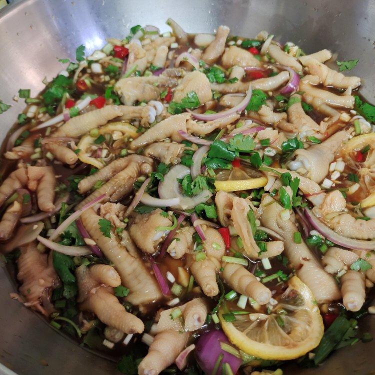 🍋柠檬百香果🌶️酸辣网红鸡爪