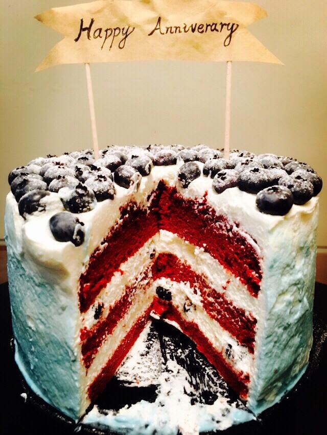 暖心红丝绒蛋糕［6寸绵软戚风版 ］