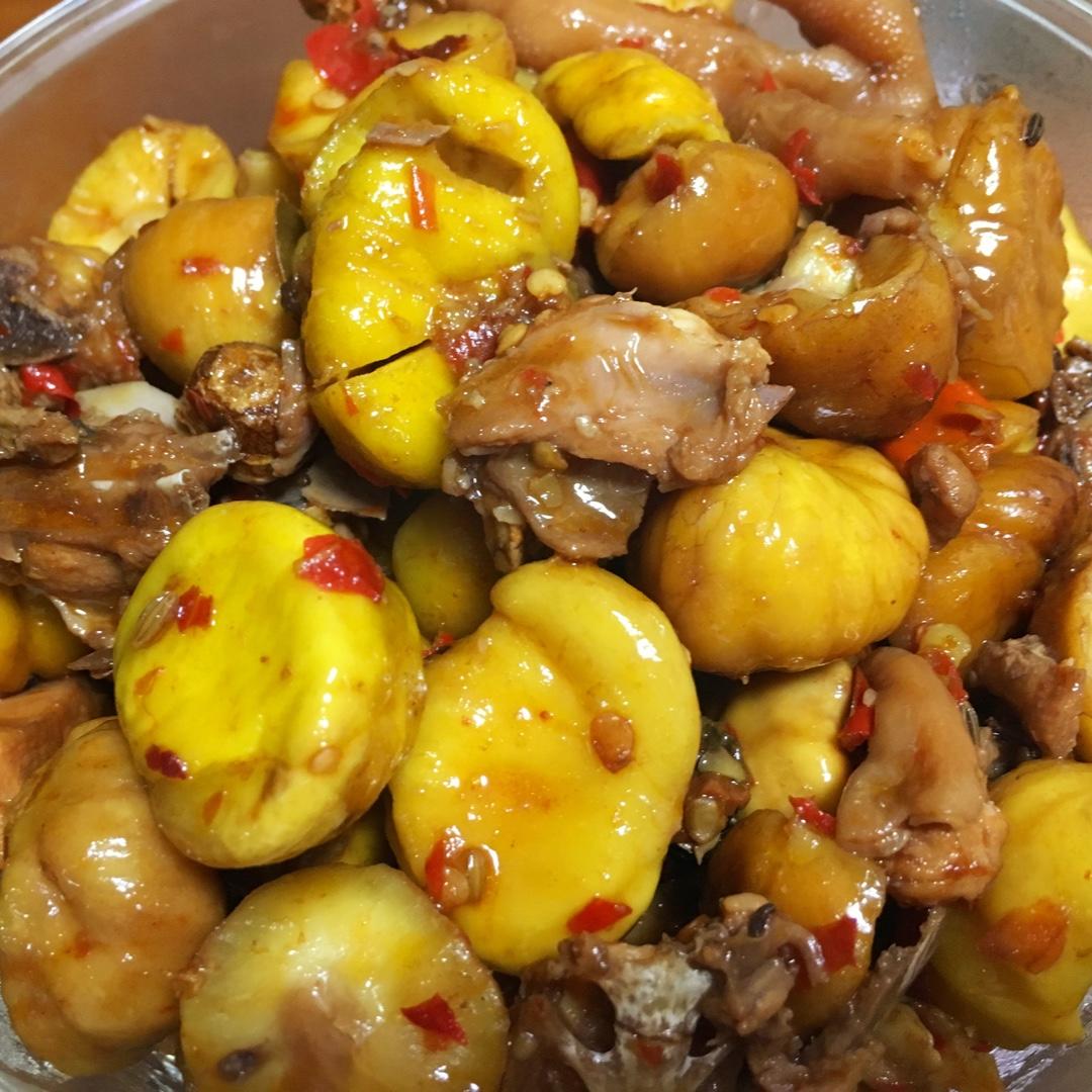 板栗烧鸡