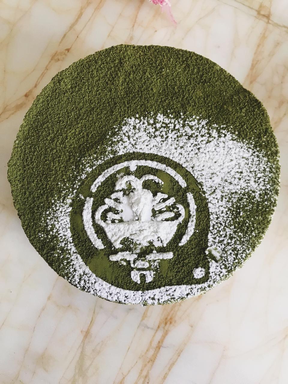 抹茶双享慕斯