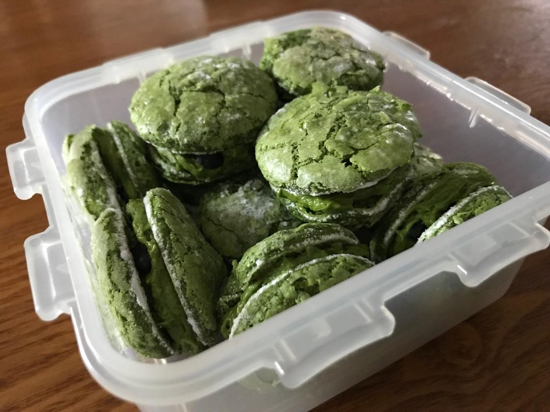 抹茶红豆达克瓦兹 -- 松下NB-H3800烤箱
