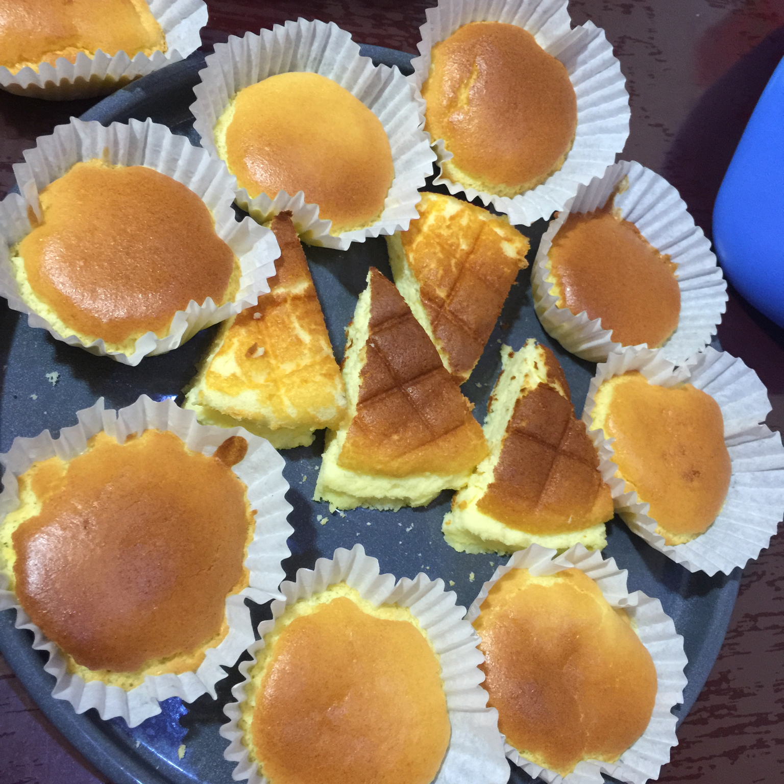 乳酪戚风小蛋糕