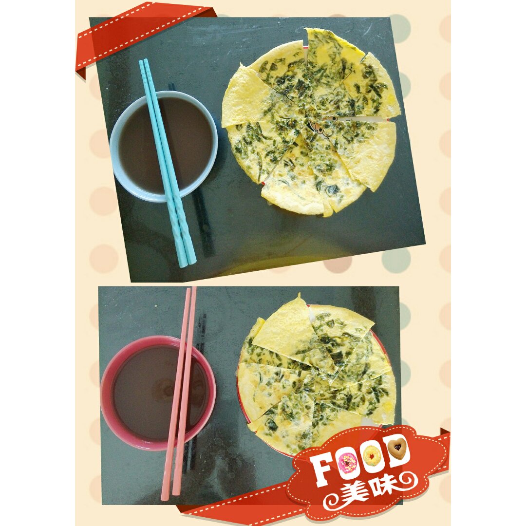 紫菜煎蛋饼