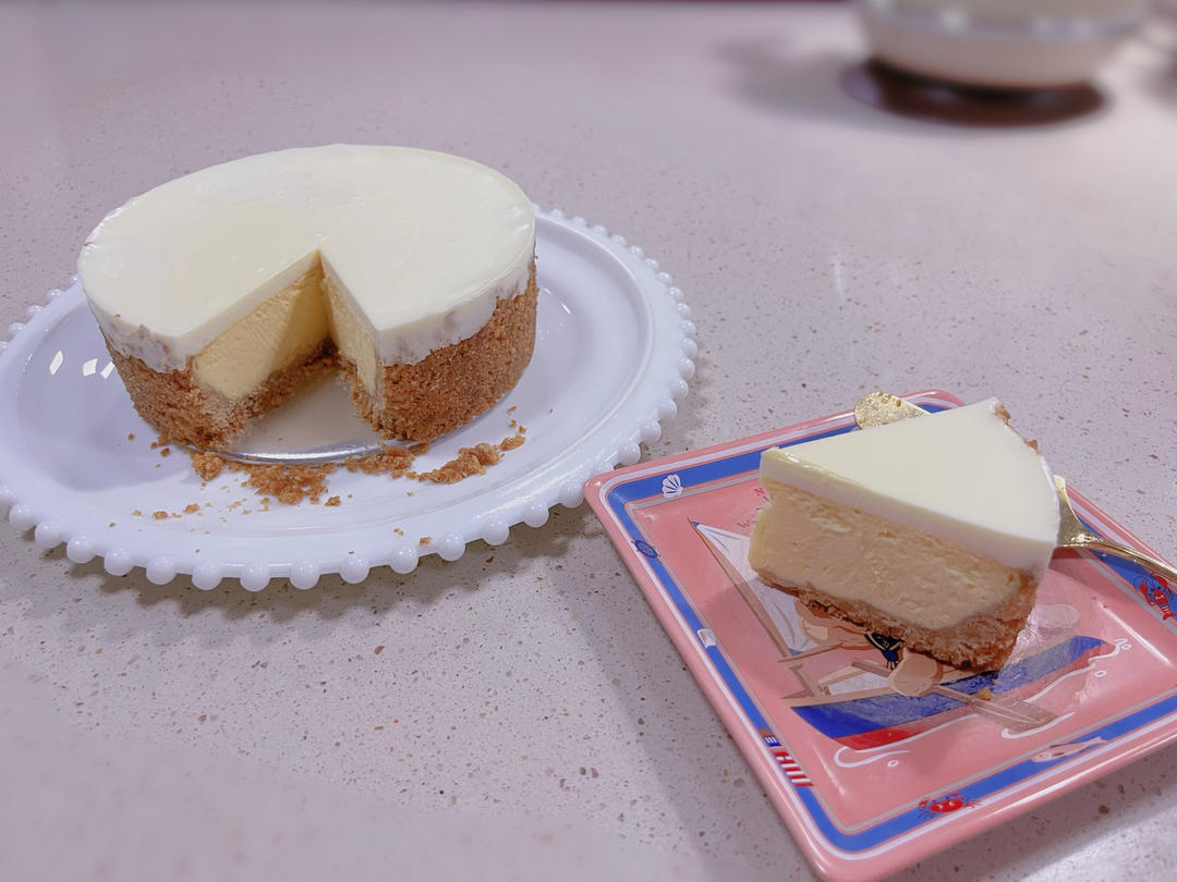 ㊙️🔥慕斯遇上重乳酪‼️好吃到爆双层芝士蛋糕