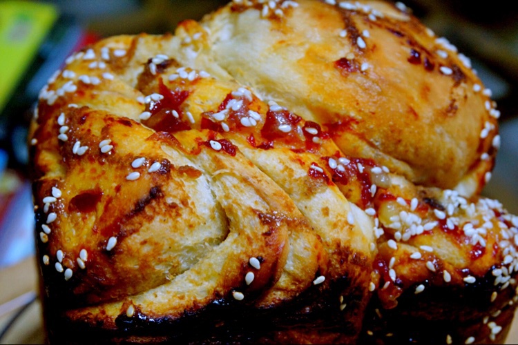 葱花肉松吐司-松下/panasonic面包机版