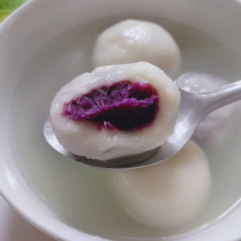 紫薯汤圆
