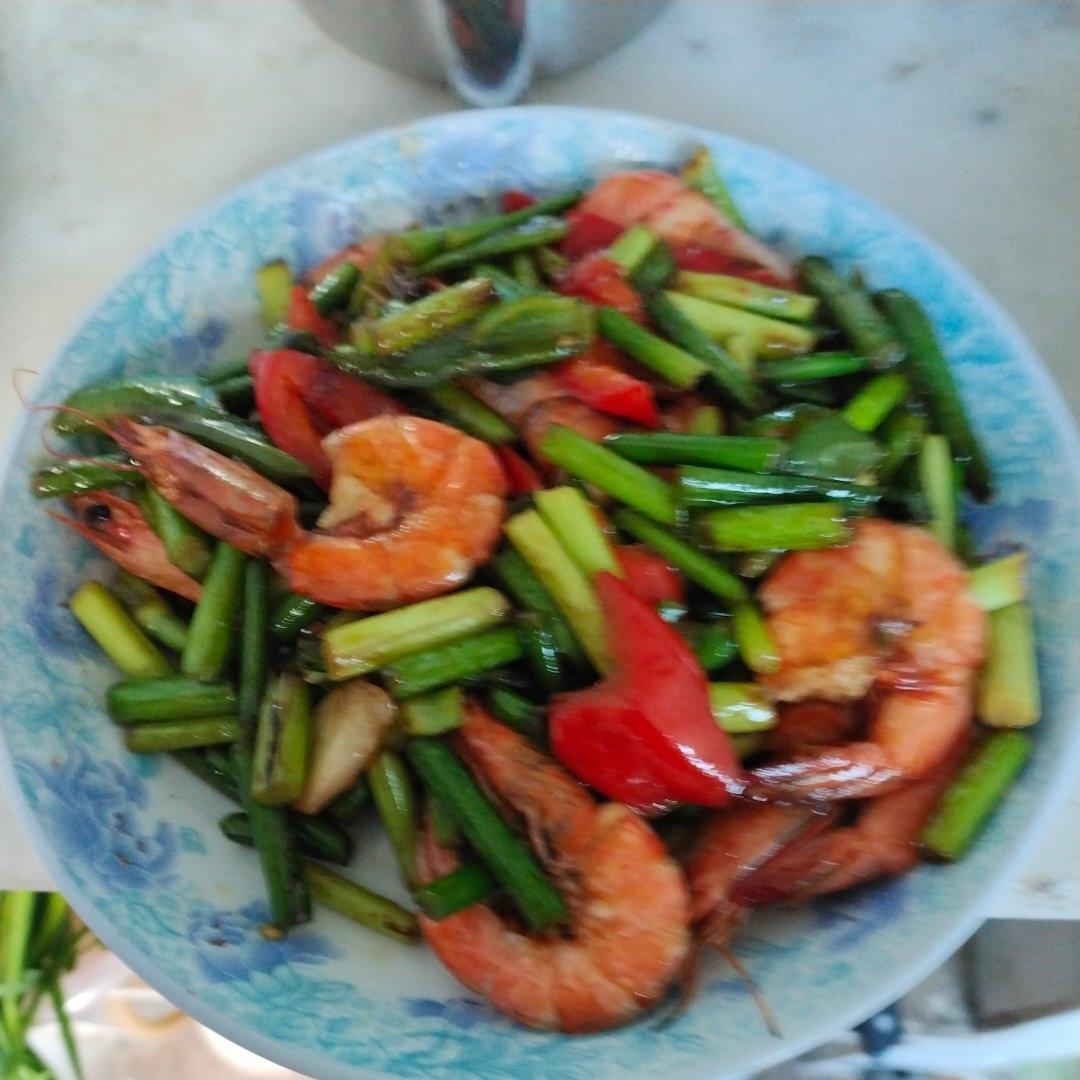 芹菜炒虾米