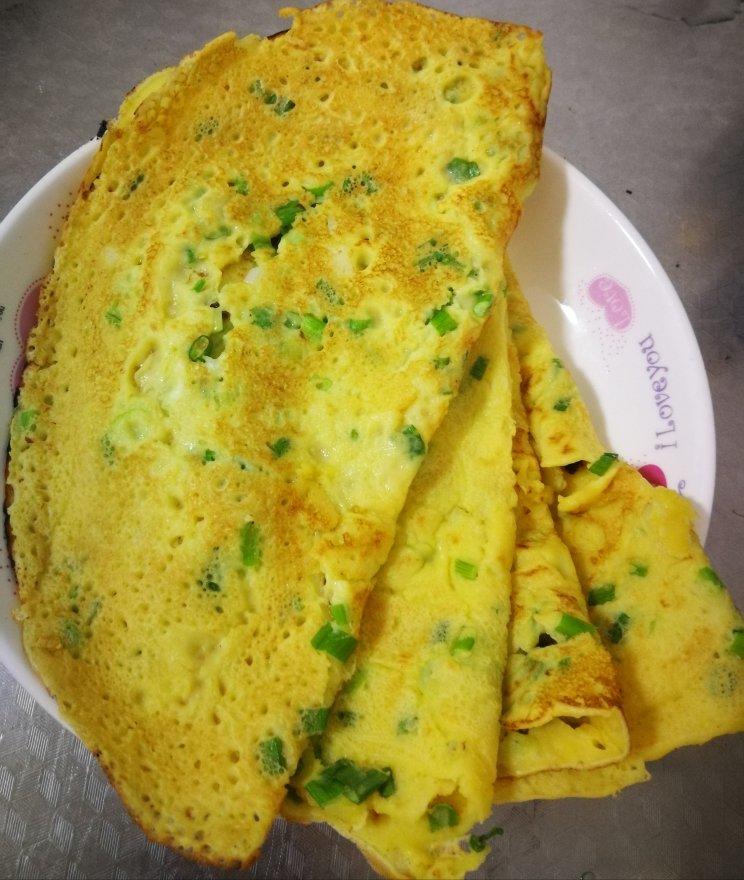 葱花鸡蛋饼