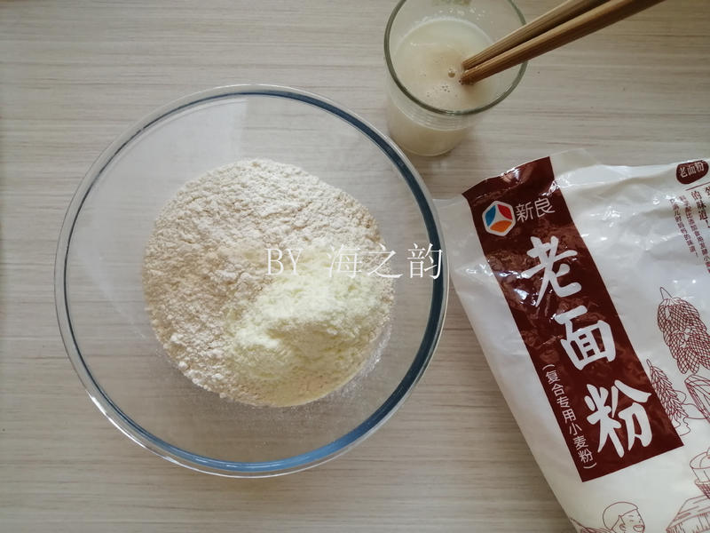 纯奶手撕吐司的做法 步骤1